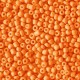 Glas rocailles kralen ± 2mm Cadmium orange